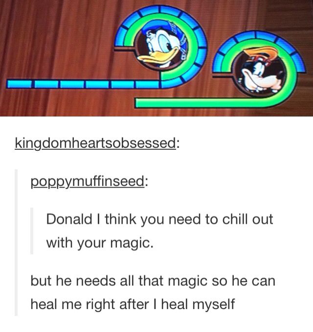 Donald and Goofy healing meme