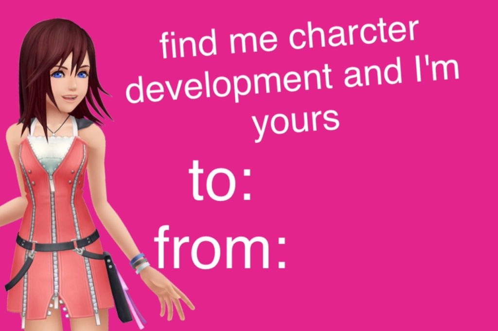 Kairi valentine no character development