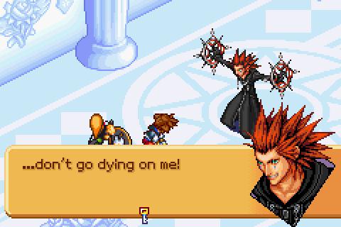 Don't go dying on me Axel Chain of Memories
