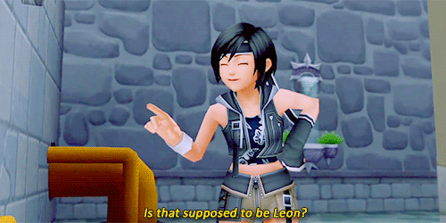 Yuffie is that supposed to be leon xion