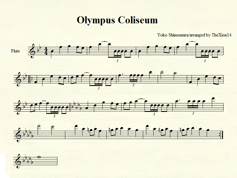 Olympus Coliseum Music Kingdom Hearts