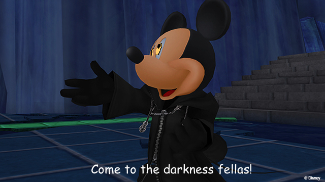 Mickey Mouse Come to the Darkness Fellas Kingdom Hearts