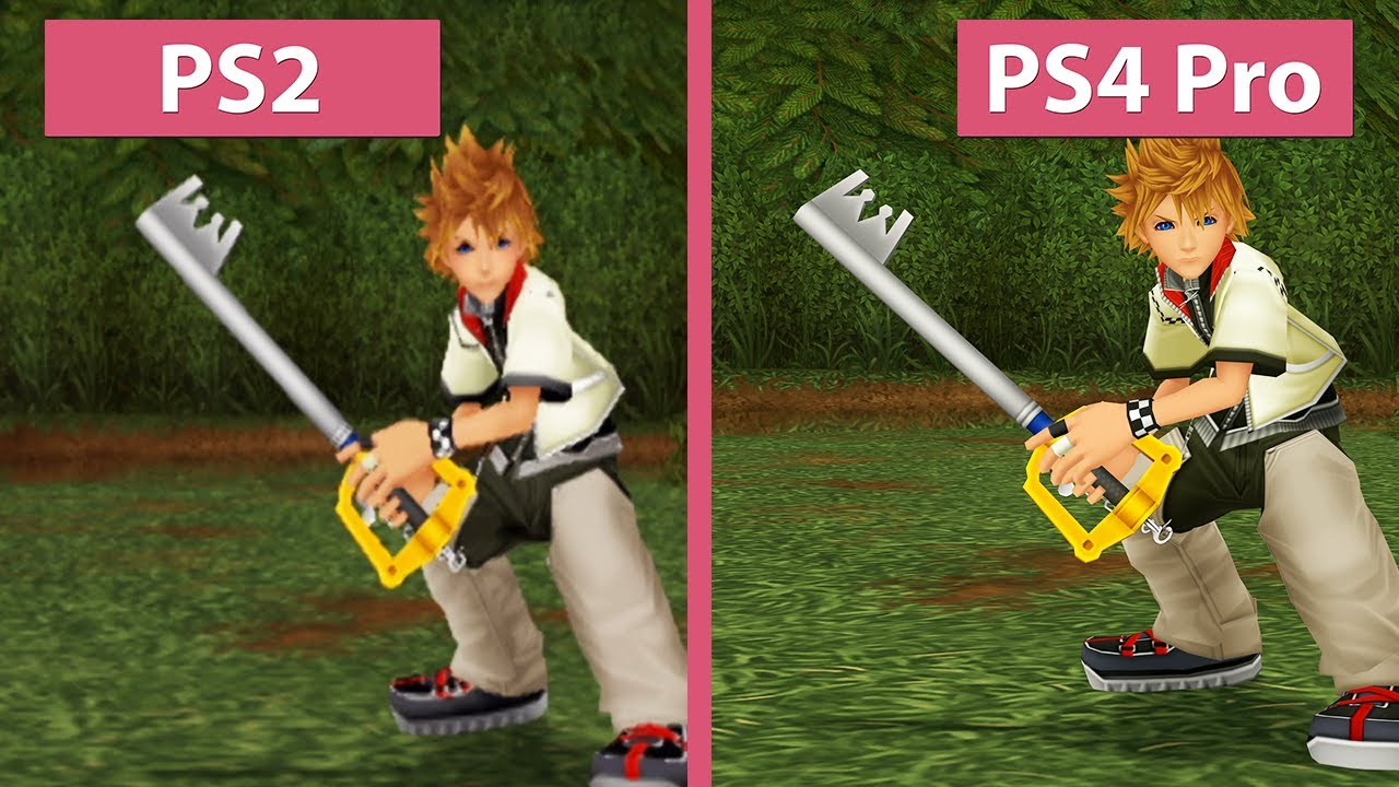Kingdom Hearts graphics comparison