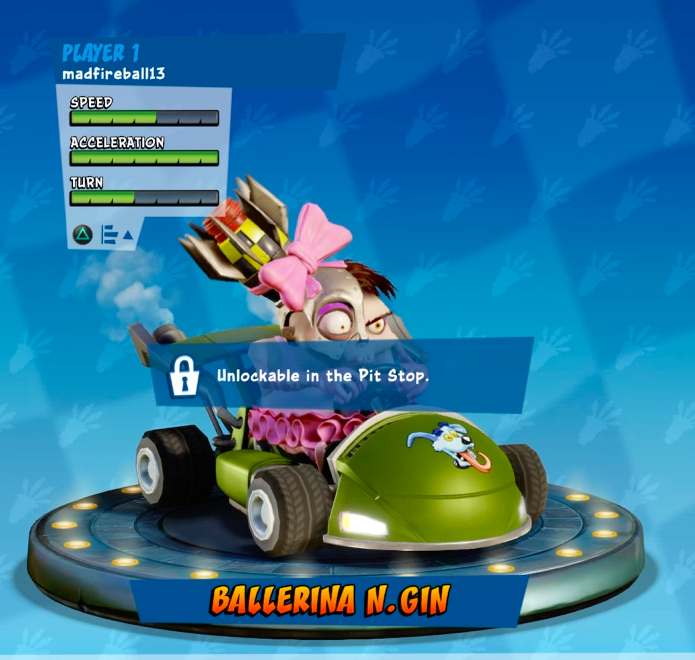 Ballerina N. Gin Crash Team Racing