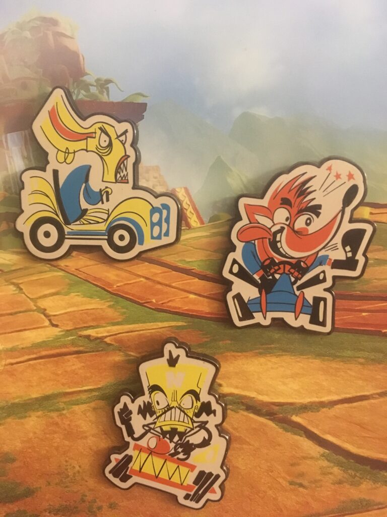 Crash Team Racing Nitro Fueled pins