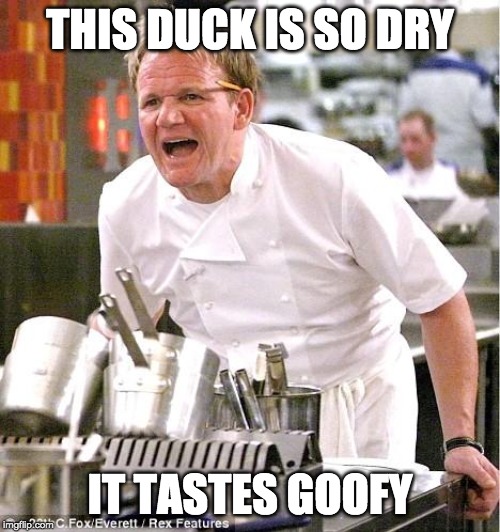 Gordon Ramsey critiquing Sora's cooking